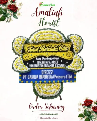 Papan Bunga Duka di Sokoyoso